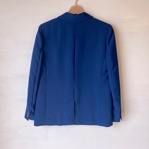 J. Crew Factory Royal Blue Crepe Blazer NWOT! Size: 6 - Picture 3 of 8